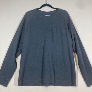 Duluth Trading Co Men's Burley Thermal Standard Fit Crew‎ XL Grey Gorpcore Work